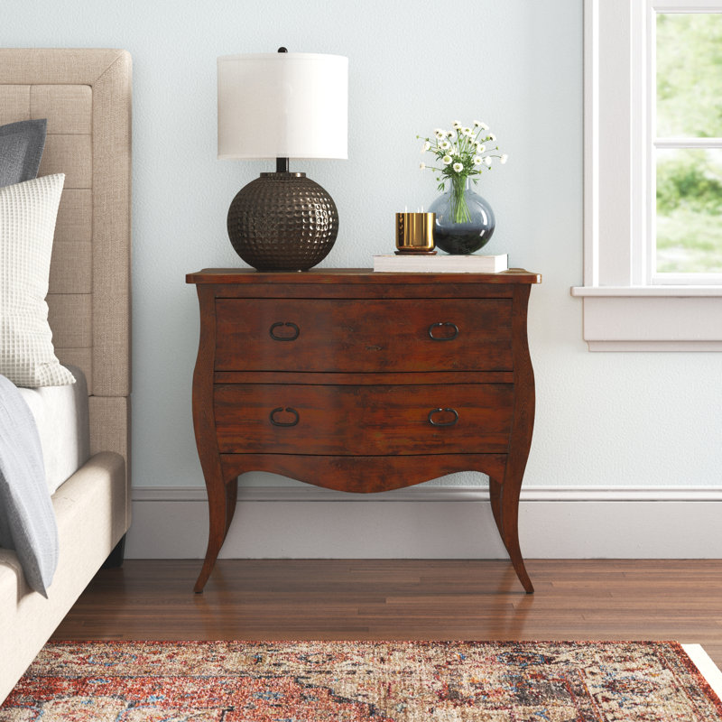 Armoire de rangement Shelley, Acajou