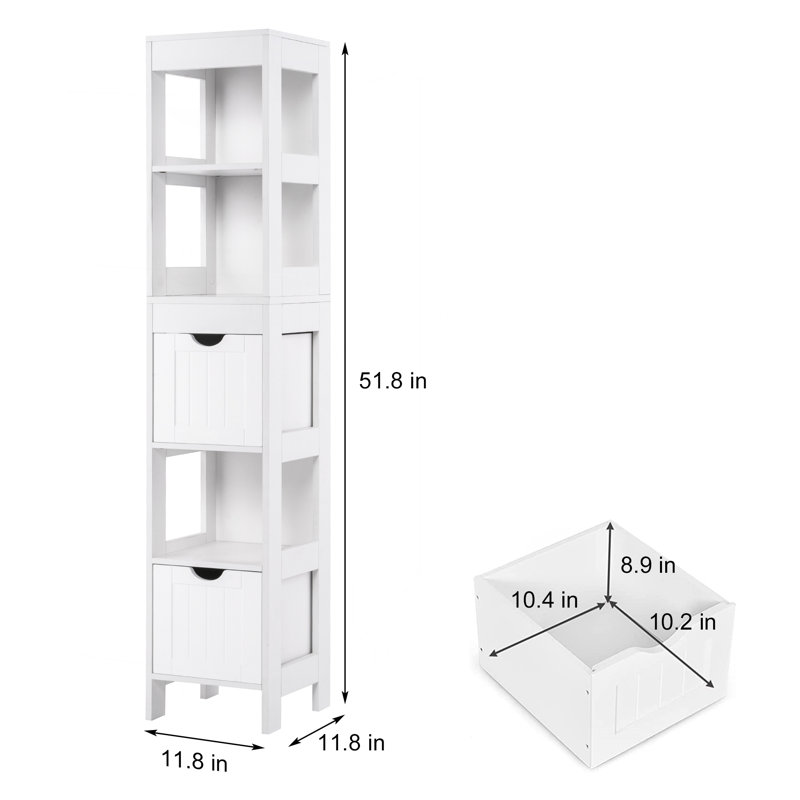Armoire au sol pour salle de bain