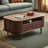 Black walnut end table