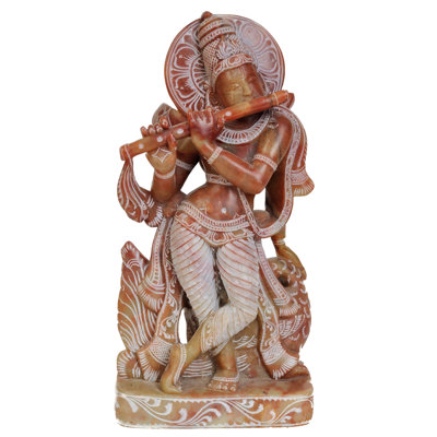 Bhagawan Krishna avec Radha Ji au revers