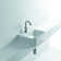 WS Bath Collections Normal 13.8'' White Ceramic Rectangular Bathroom Sink with Overflow