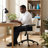 Teddy Fabric Home Office Chair, Adjustable Height, 360° Swivel