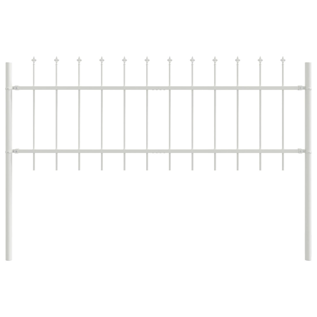 60cm H x 170cm W Powder-Coated Steel Border Fencing