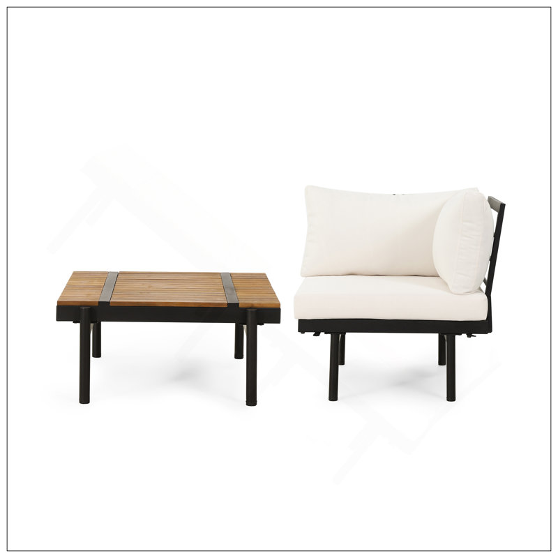Sophisticated Sofa Corner And Coffee Table Set For Stylish Living Spaces