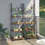 Roselyn 180.5cm H x 60cm W Iron Ladder Bookcase-1349944679
