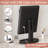 Black Larged LED Lighted 10X Magnifying Portable Tabletop Makeup Vanity Mirror-1748232885