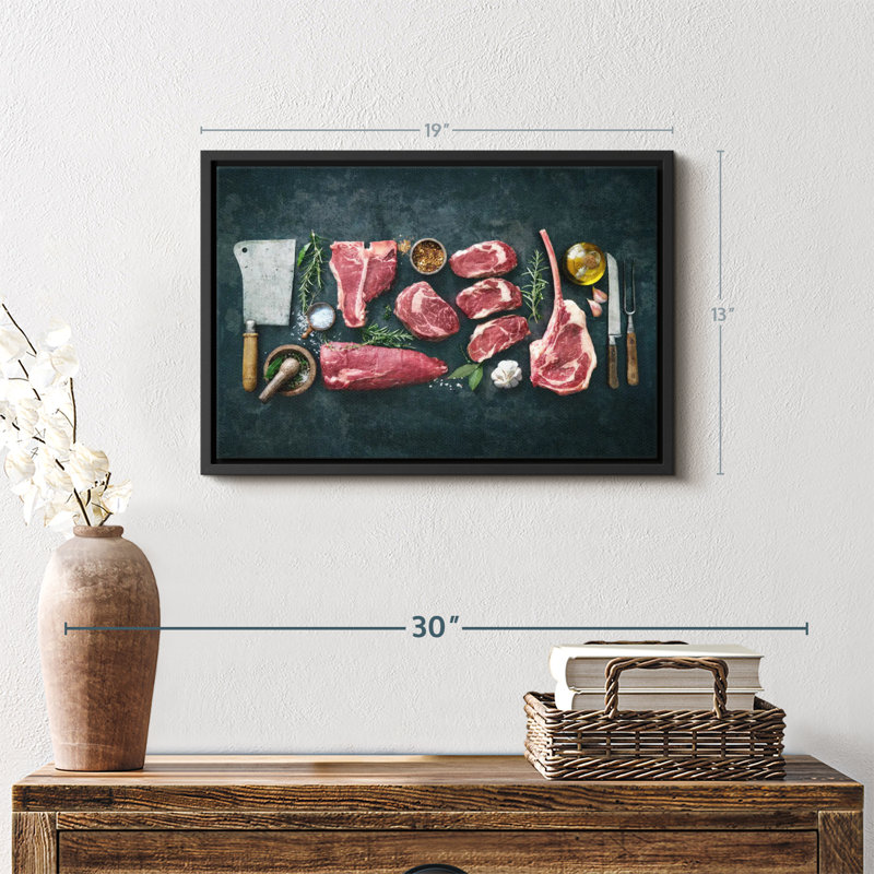 "Impression sur toile", H 13 po x l 19 po