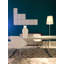 Espina Cowhide Geometric Area Rug in Gray