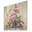 Purple Orchid Beauty II - Orchid On Wood Print-2004949363