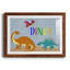 Dinos! par J Paul - Reproduction d'art textuel sur papier encadré-1940249326-1940249324