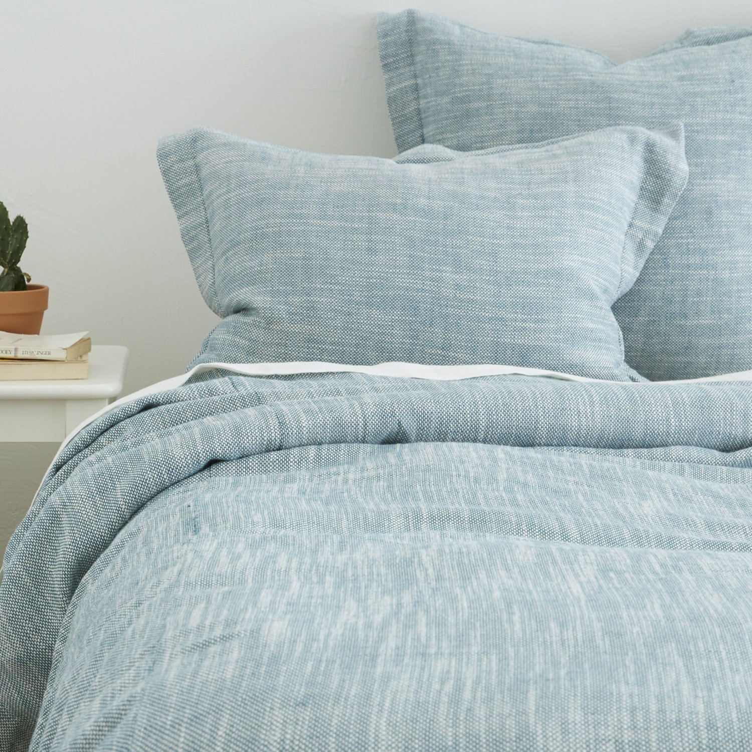 Sensa Cotton Shams, Standard, Natural