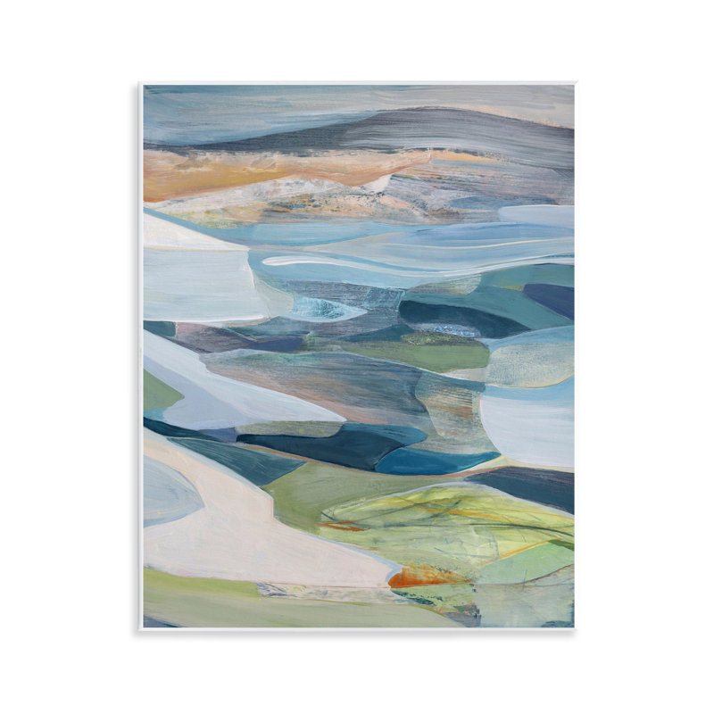 Plaque murale Shifting Horizons Distorsion, design par Farren Lee