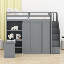 Lit mezzanine avec garde-robe-1186695951