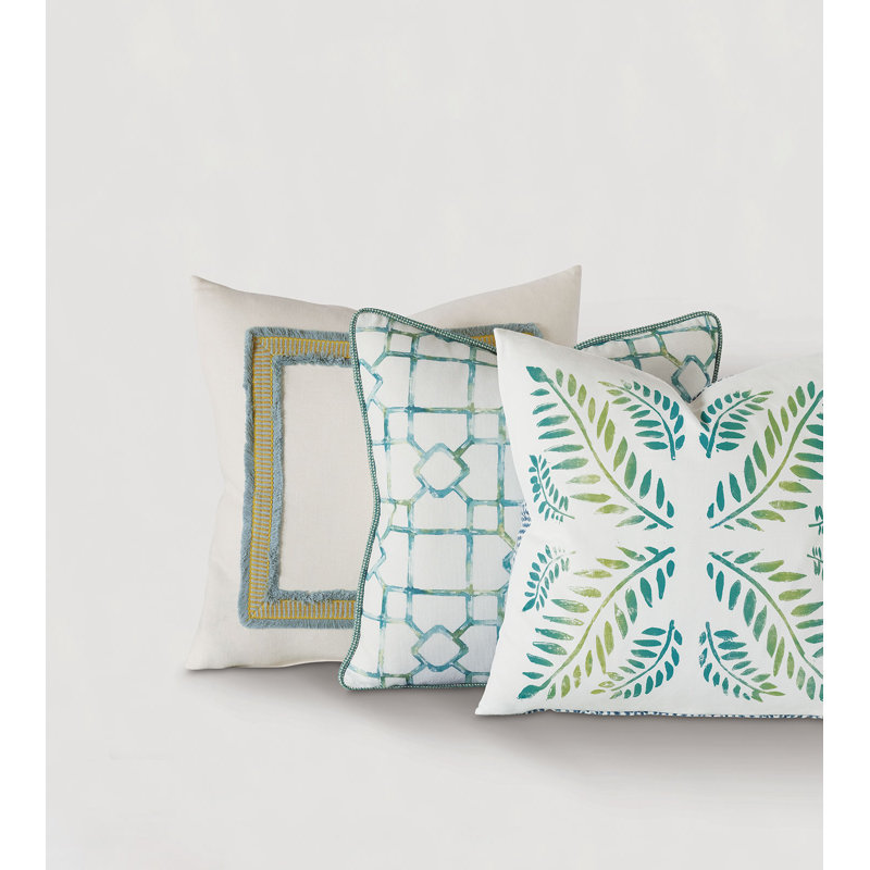 Magnolia Linen Square Pillow Cover & Insert