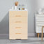 Commode 5 tiroirs avec rangement-1211712488