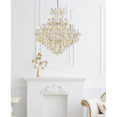 Stockard 37 - Light Glass Chandelier