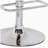 Grey Chrome Adjustable Swivel Chair