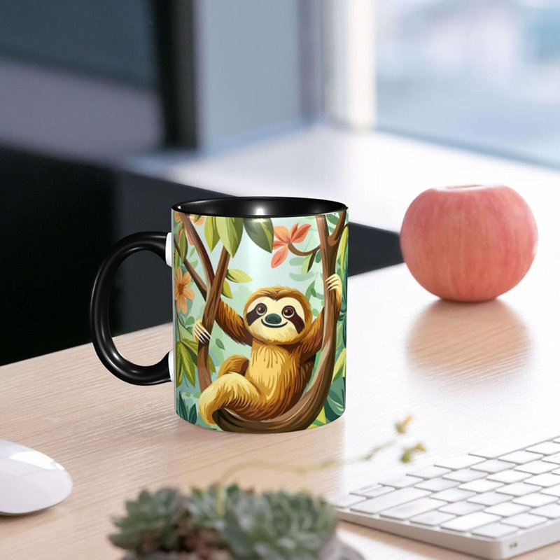 Sloth Coffee Mug 11oz Ceramic Tea Cup