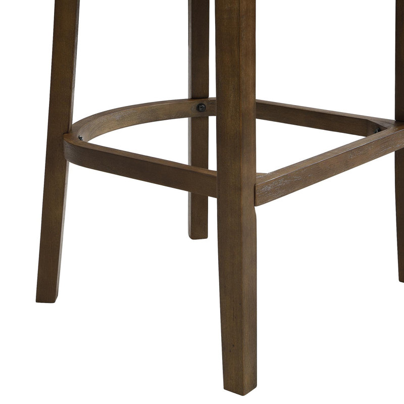 Tabourets de bar (ensemble de 2), Noyer