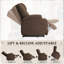 Fauteuil inclinable électrique avec massage Power Lift-14522861