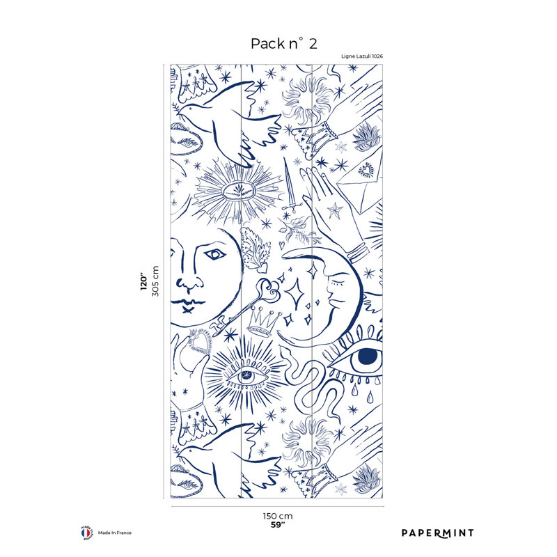 Pack mystique 2 Arehart, Emballage de deux, Blanc