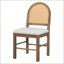 Ensemble de table de salle à manger extensible 5 pièces avec 4 chaises rembourrées Retro