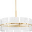Lustre contemporain à six lumières-493842589