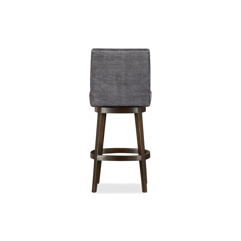 Upholstered Stool with Solid Wood Frame, 61804-87