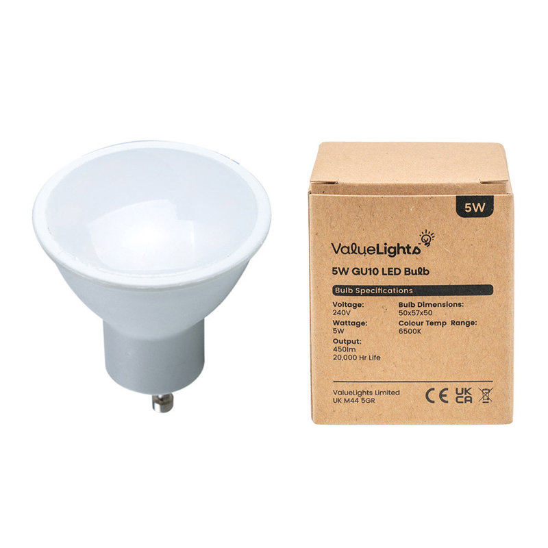 60W GU10 Dimmable LED Light Bulb