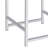 Light Grey Upholstered Square Vanity Stool-969353266