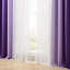 Ensemble de 4 rideaux occultants ombrés mélangés et assortis - 2 pièces de voilage en dentelle diaphane et 2 rideaux obscurcissants obscurcissant pour la chambre à coucher dans le salon 84 pouces avec œillets à isolation thermique bloquant la lumière du soleil pour réduire le bruit de couleur mauve-197089210-197089212