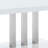 Creston White High Gloss And Chrome Dining Table