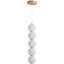 Luminaire suspendu moderne moderne à intensité variable avec abat-jour en acrylique