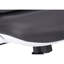 Chaise de bureau contemporaine pivotante avec filet réglable gris, base en métal, dossier confortable, rembourrage ergonomique supplémentaire, hauteur