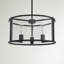Luminaire suspendu tambour unique et remarquable à 3 lumières Cantara