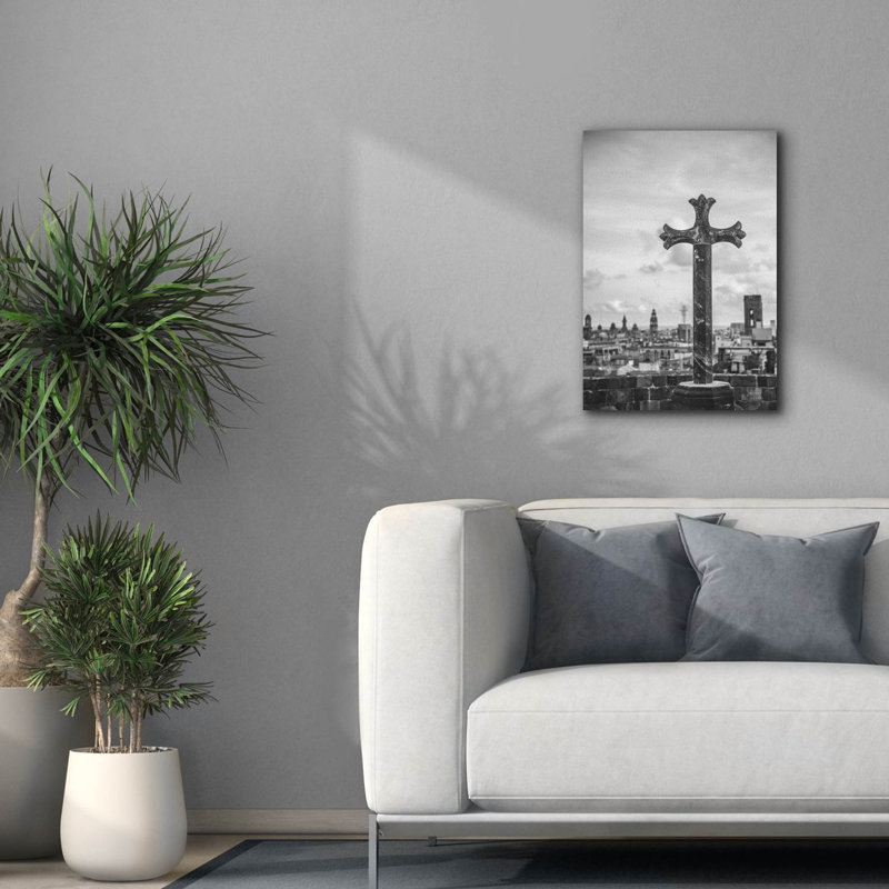 «Epic Graffiti», cathédrale, vue de Barcelone, par Nathan Larson, art mural sur toile, 12 po x 18 po, H 26 po x l 18 po