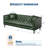 81" Leather Couch, Handmade Button Tufted 3 Seater Sofa, Chesterfield Sofa with Deep Seat-2135252213-2141393492