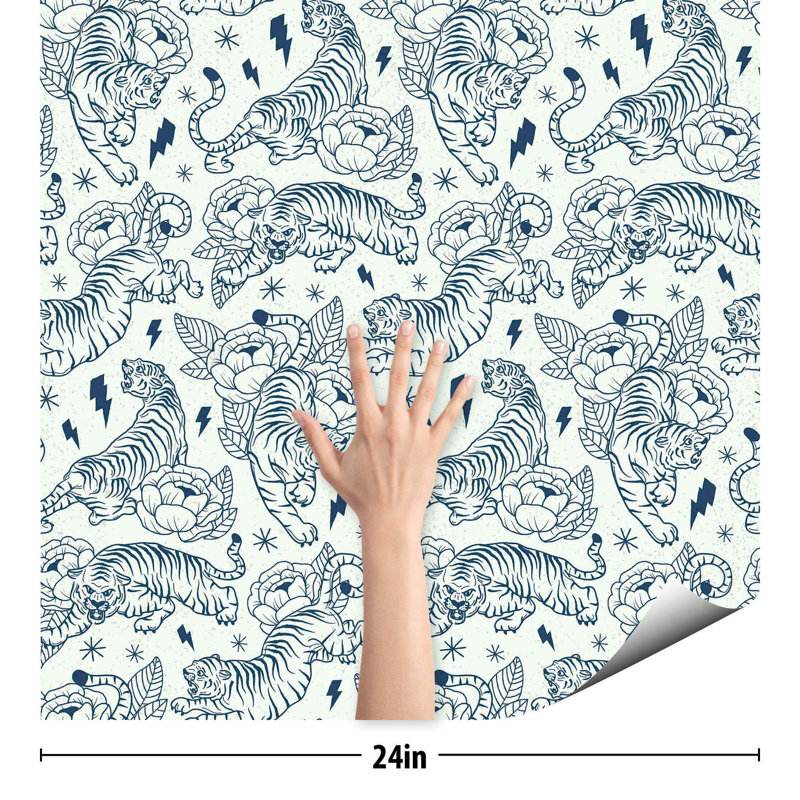 Carreau de papier peint Northwest, L 126 po x l 24 po