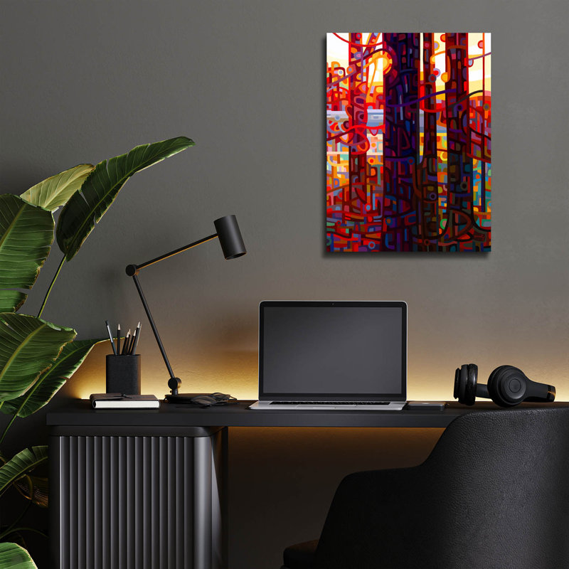 «Carnelian Morning» par Mandy Budan, H 16 po x l 12 po x P 0,13 po