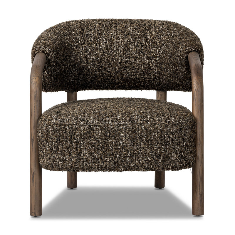 Fauteuil l 29,25 po Citrine, Boucle en granit d'Ivan, Chêne amande