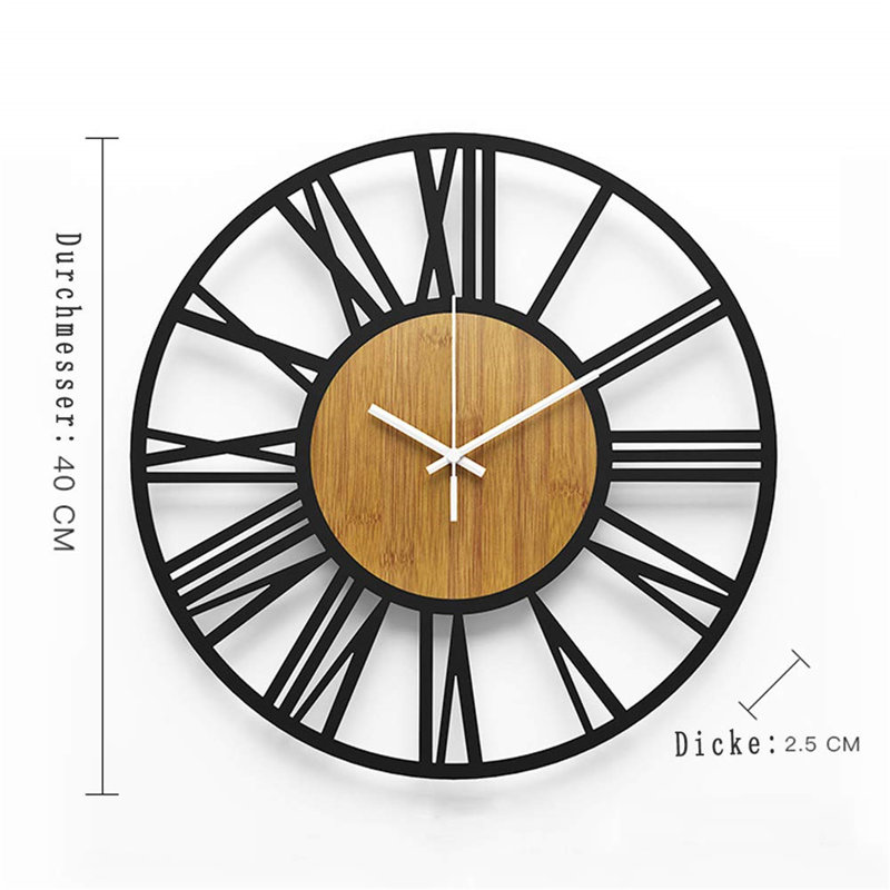 Rego Metal Wall Clock