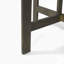 TABLE BISTRO WESTMONT DEMI-ROND, GRIS