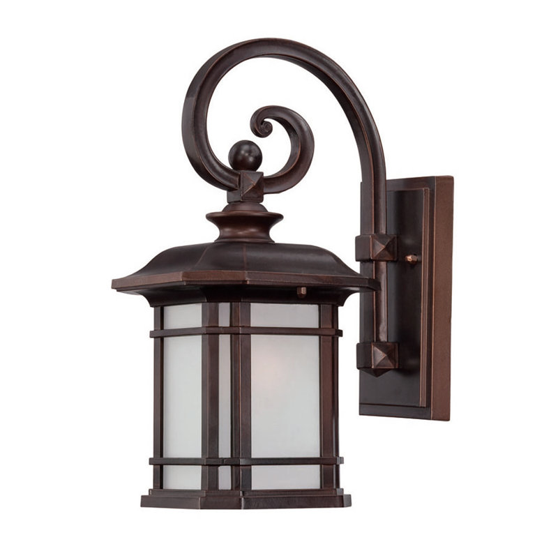 Broadmoor Wall Light, Architectural Bronze, 14.25" H x 7" W x 9.75" D