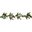 Guirlande de Noël artificielle Holly Berries And Pine, 6 pi, non éclairée