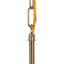 3 - Light Brushed Gold Pendant