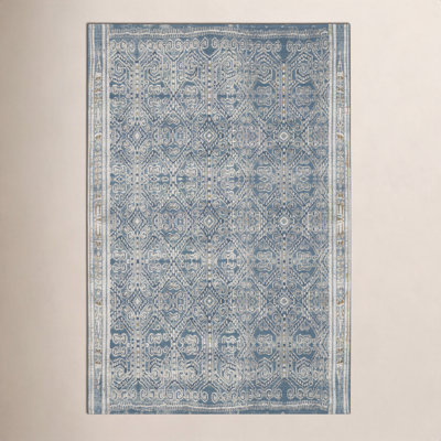 Davana Ocean Geometric Outdoor Rug