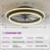 20" Flush Mount Ceiling Fan with Light and Remote & App Control