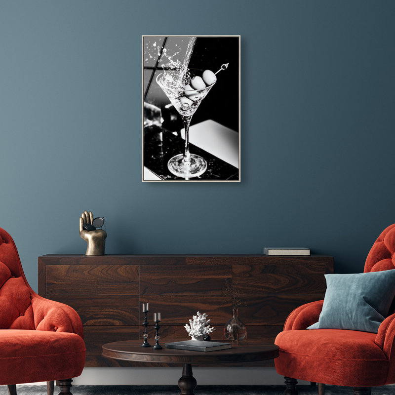 Chill Time III Print by Oliver Gal, 31"H x 21"W, Silver Floater Frame