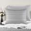 Ensembles de literie moderne simple TG, édredon en polyester avec coussin décoratif, gris
