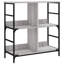 Morayma 82 cm H x 78.5 cm W Steel Etagere Bookcase-669436716